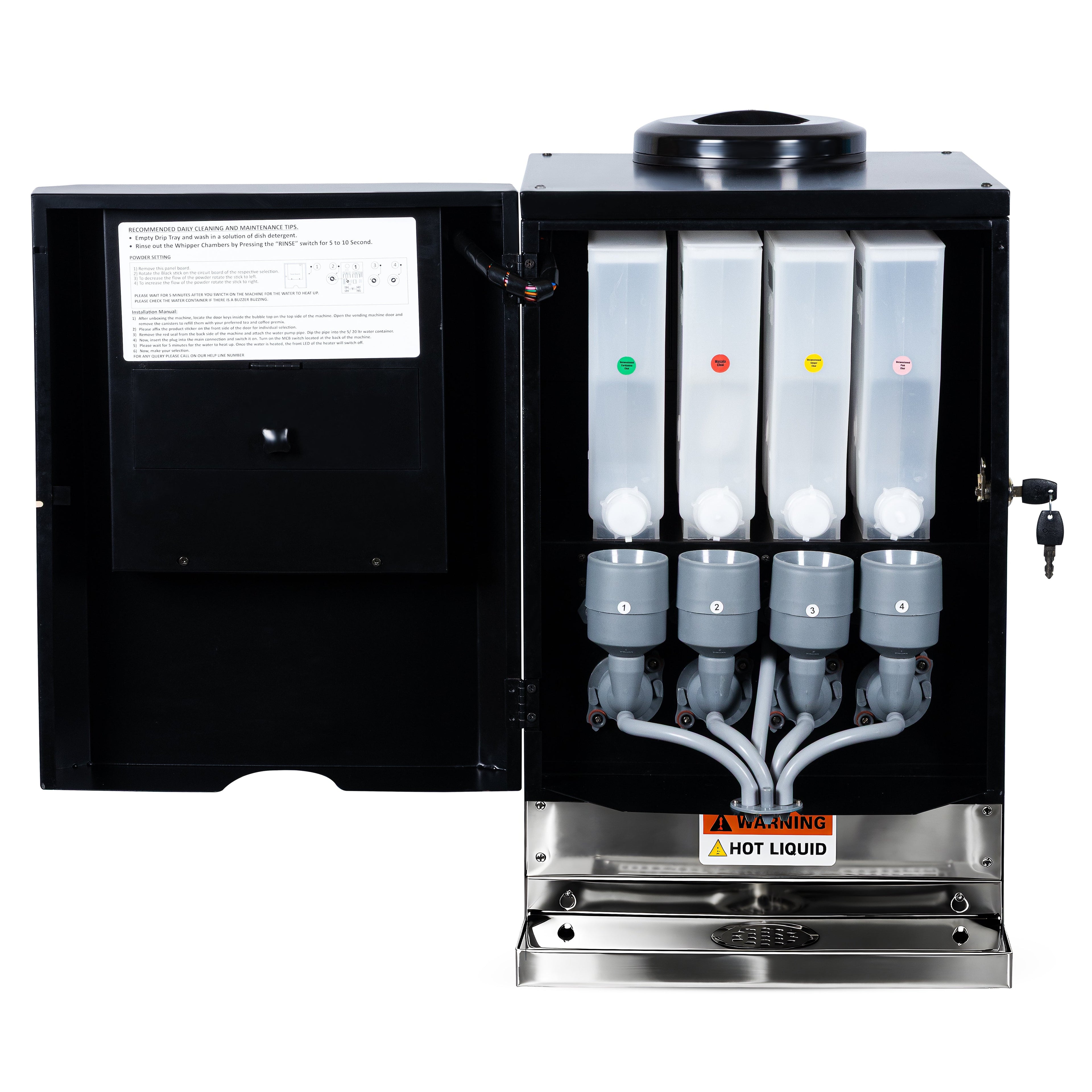 Instant Chai Vending Machine | 4 Flavour Options