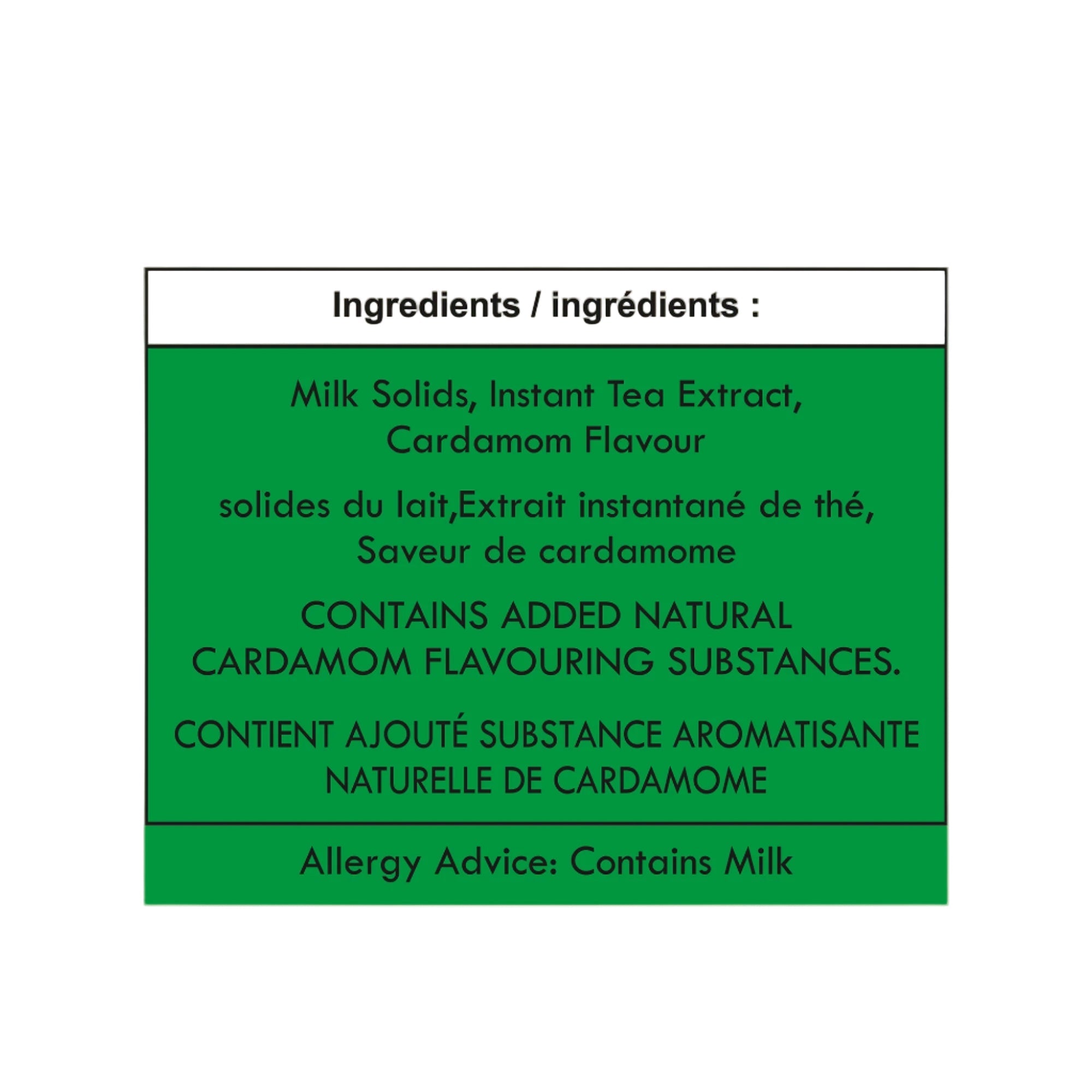 Cardamom Chai (908g) Unsweetened - Instant Chai Premix