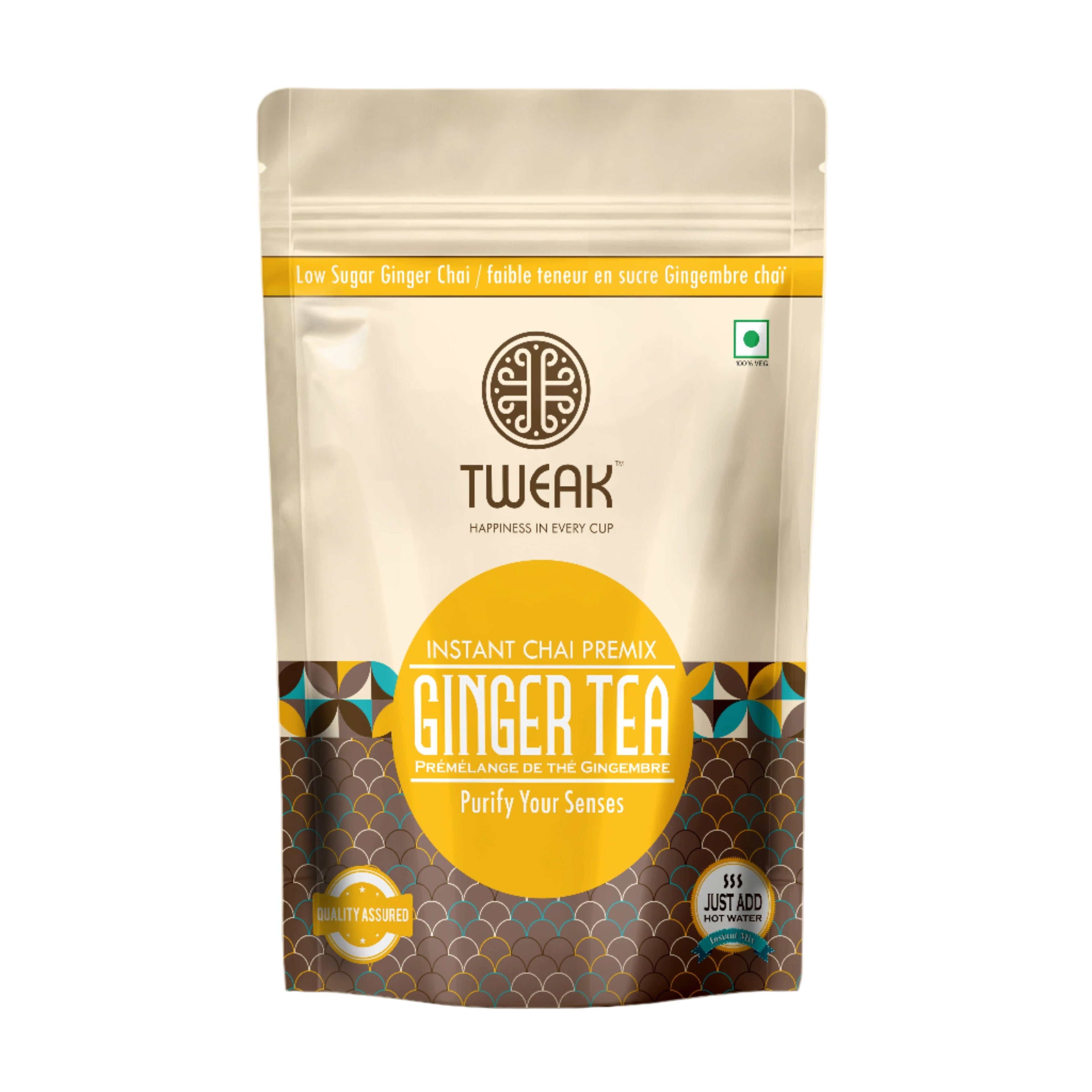 Ginger Tea (250g) Low Sugar - Instant Chai Premix