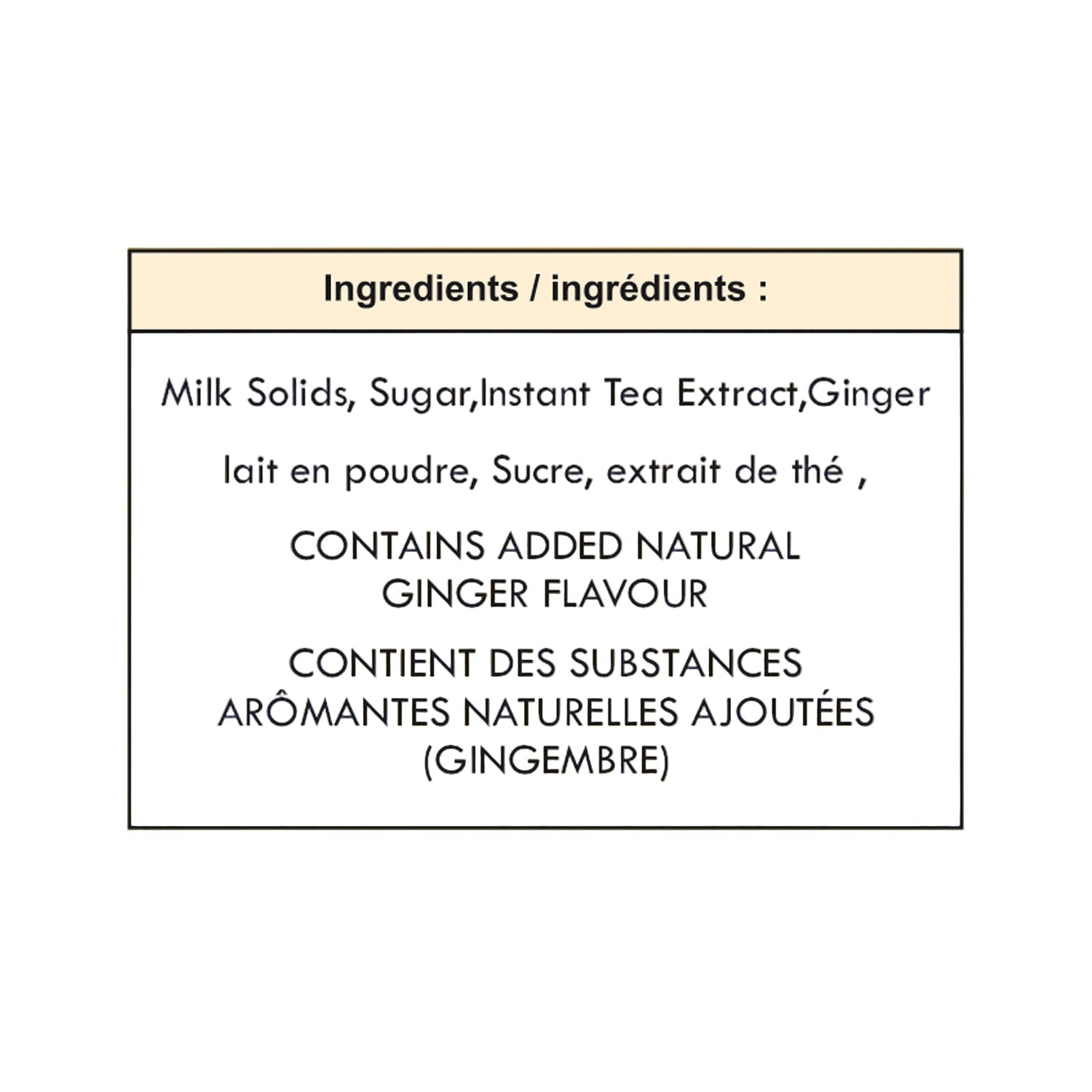 Ginger Tea (250g) Low Sugar - Instant Chai Premix