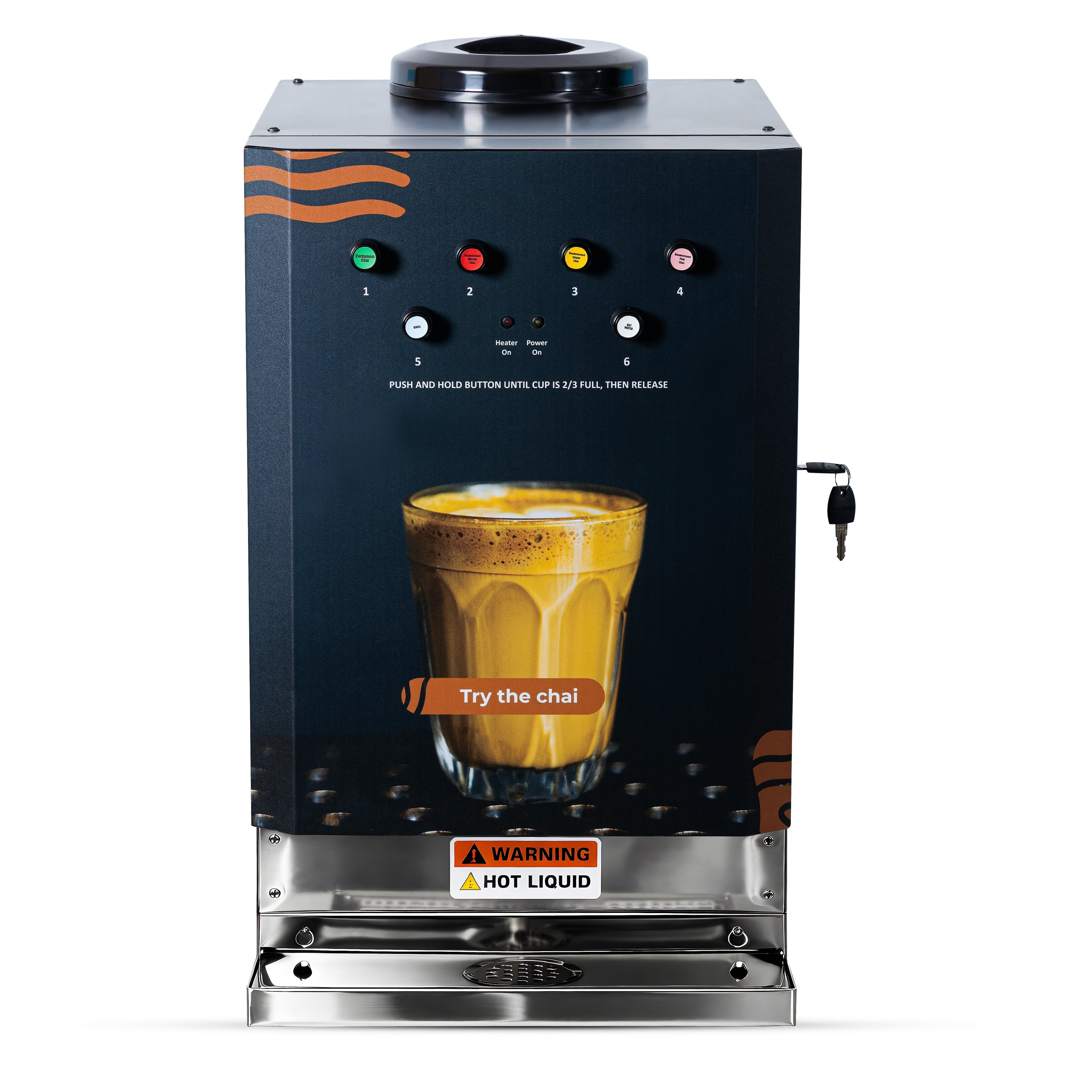 Instant Chai Vending Machine | 4 Flavour Options