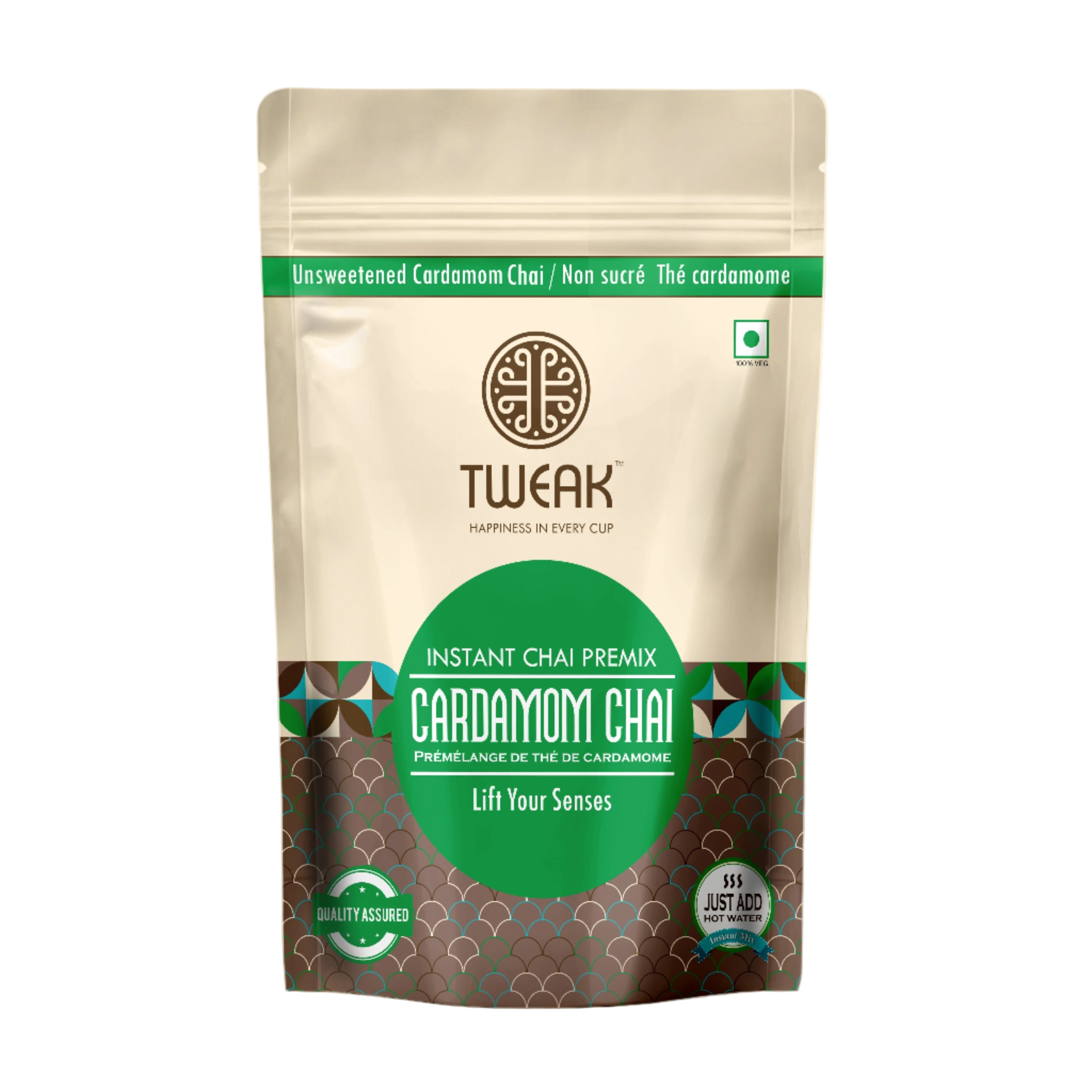 Cardamom Chai (250g) No Sugar - Instant Chai Premix
