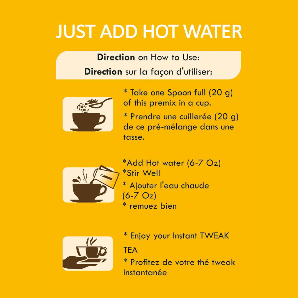 Ginger Tea (250g) Low Sugar - Instant Chai Premix