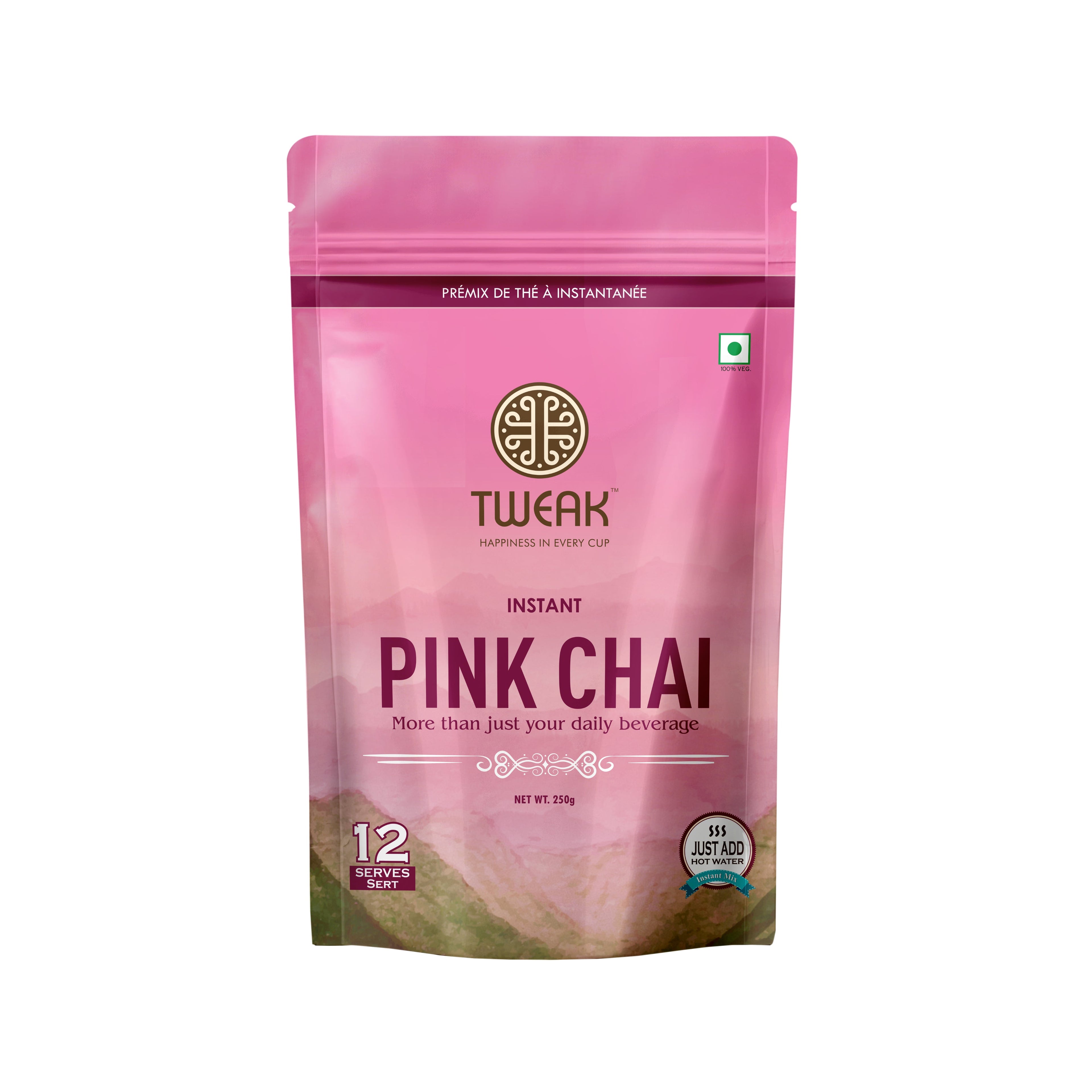 Kashmiri Pink Chai (250g) - Instant Chai Premix