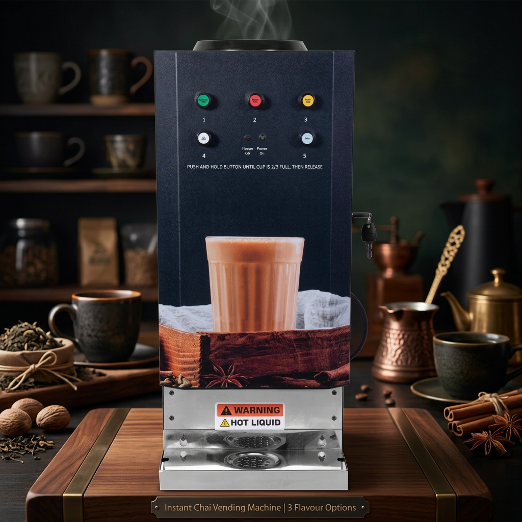 Instant Chai Vending Machine | 3 Flavour Options